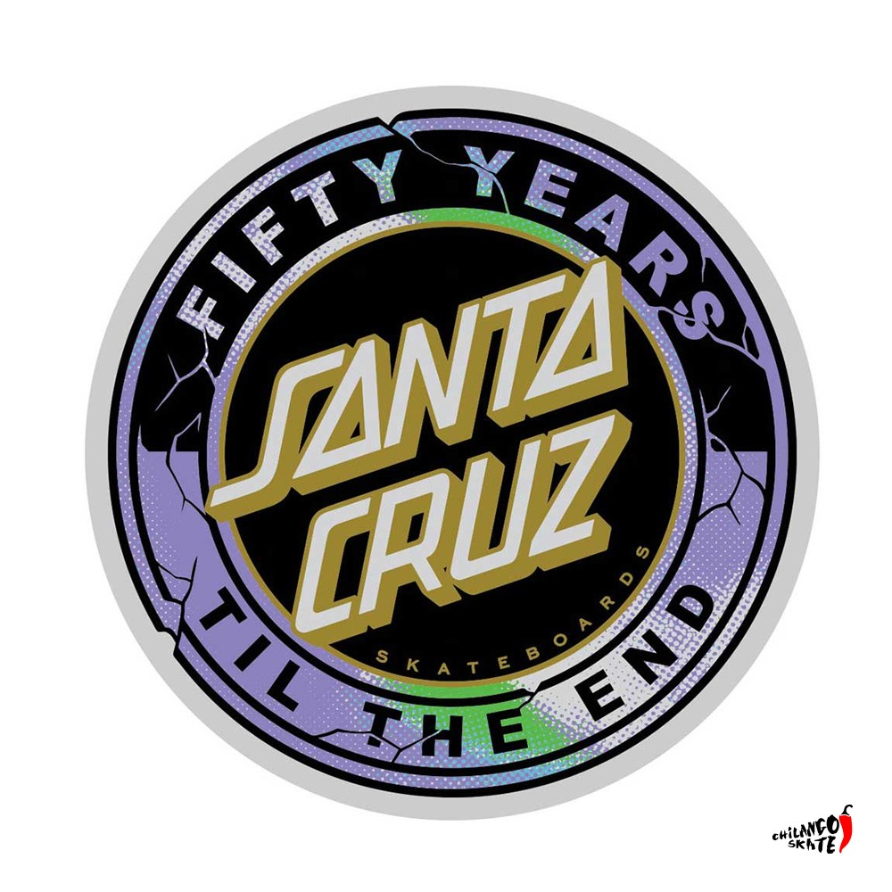 Sticker Santa Cruz 50TH 7x7cm