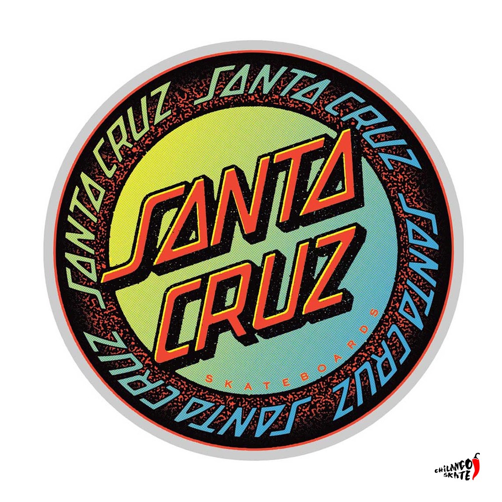 Sticker Santa Cruz Loud Ringed Dot 10x10cm