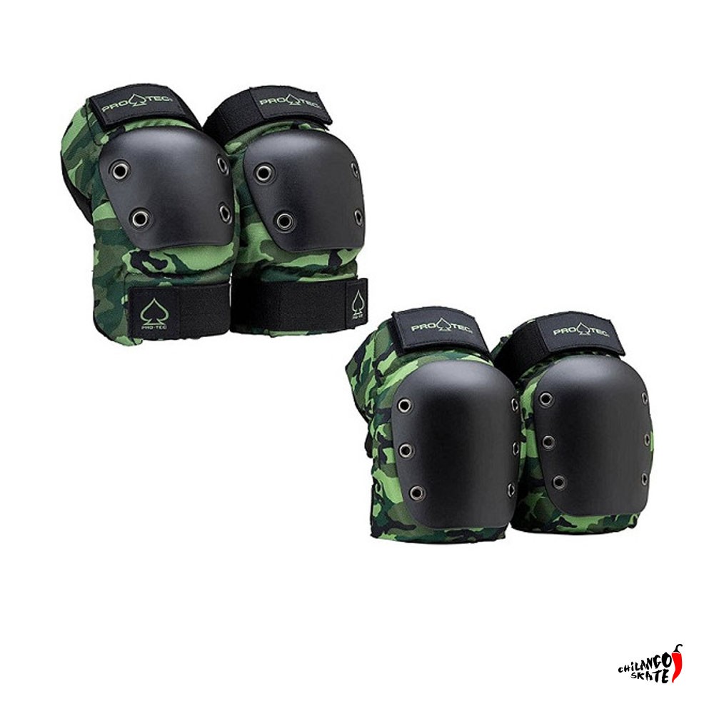 Set de Protecciones Pro Tec Street Camo Elbow Knee Pack