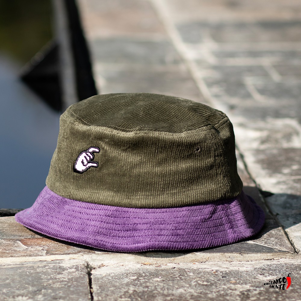Bucket Classic Caps C Hand Olive Purple