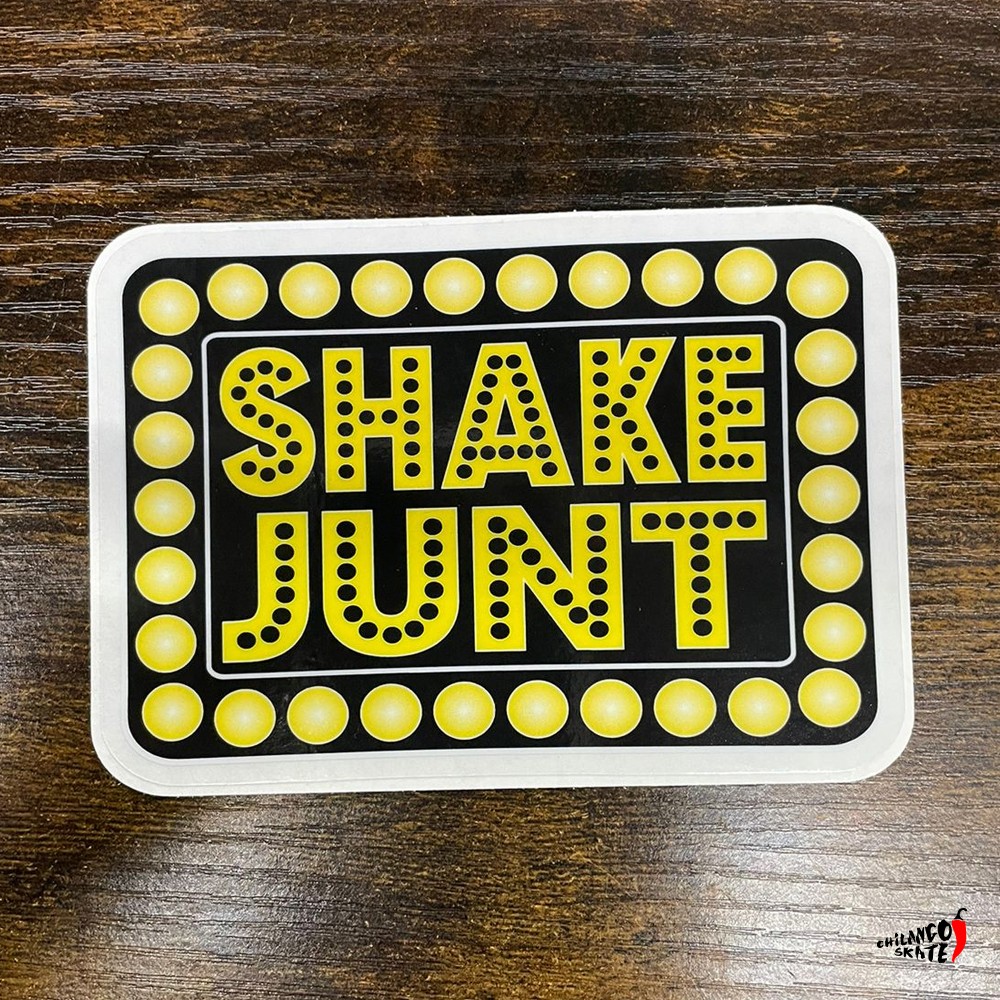 Sticker Shake Junt Box Logo Black Yellow 11x8cm