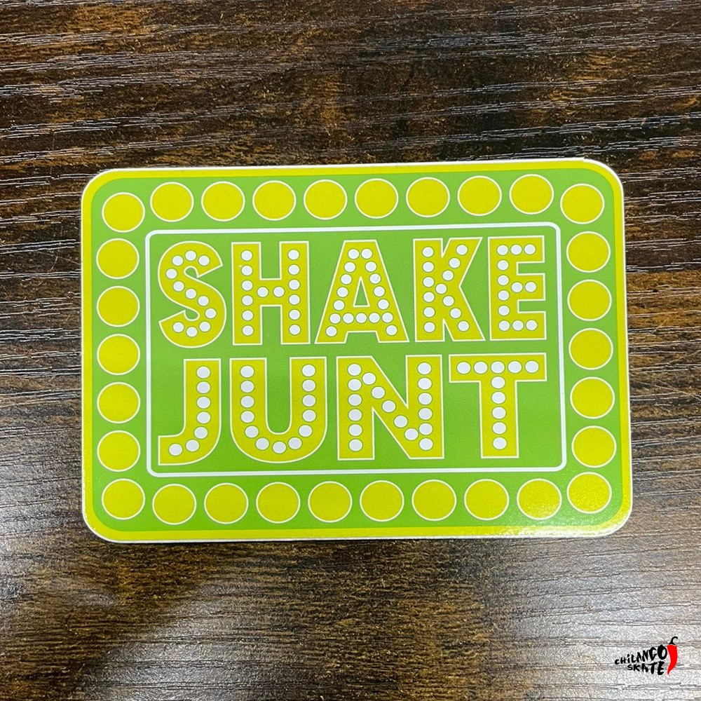 Sticker Shake Junt Box Logo Light Green 11x8cm