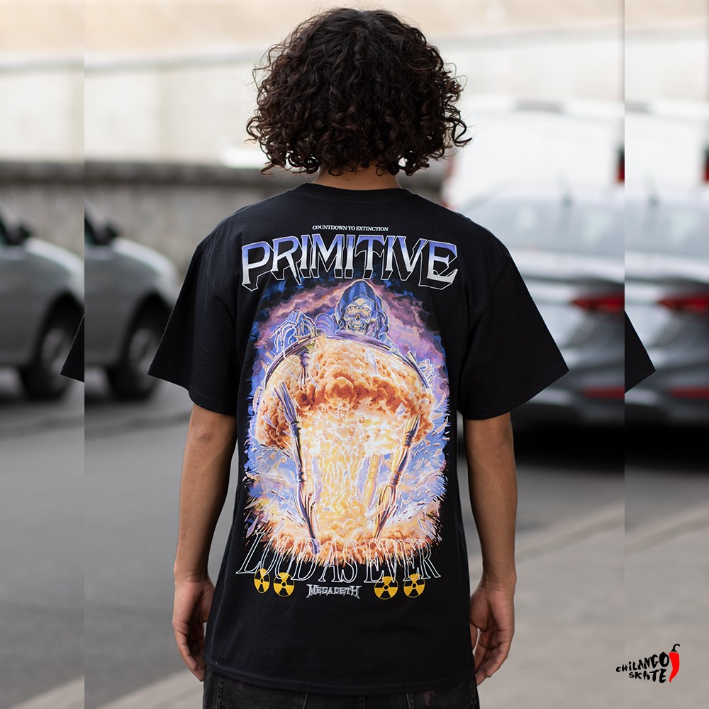 Playera Primitive x Megadeth Time Black