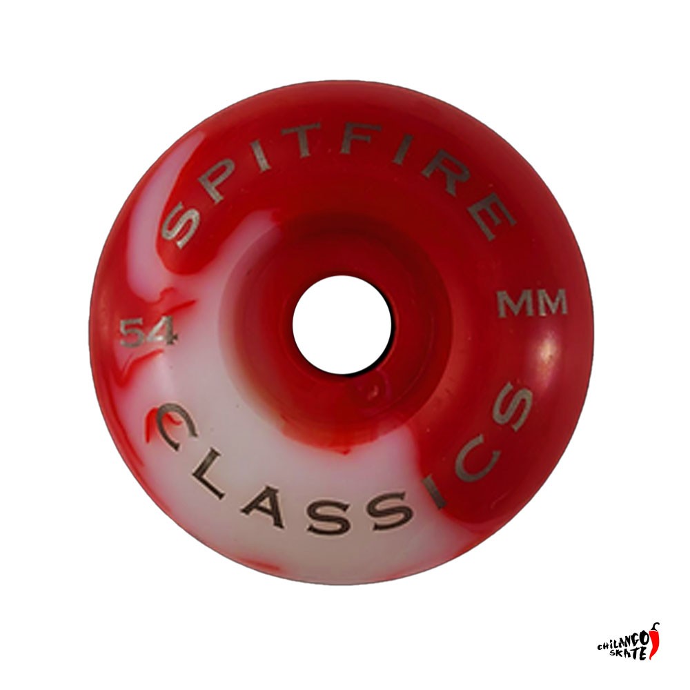 Ruedas Spitfire Classic 54mm 99Du Red White